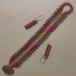 Beautiful Herringbone Bracelet 7"